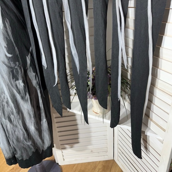 Spirit Ghoul Soul Eater Costume Black Grey White Size S - Picture 10 of 16